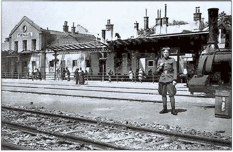 Historická fotografia železničnej stanice Komárno