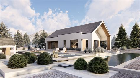 Rodinný dom s modernou väzníkovou strechou