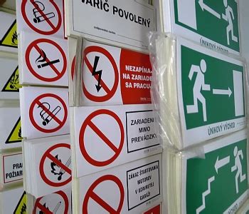 Možnosti prevedenia bezpečnostných značiek