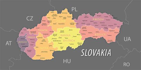 Mapa plynofikácie Slovenska