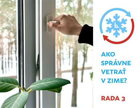 Ako správne vetrať miestnosť v zime
