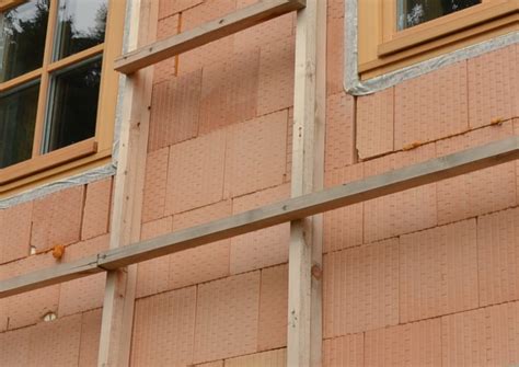 Detail nosného roštu pre drevenú fasádu