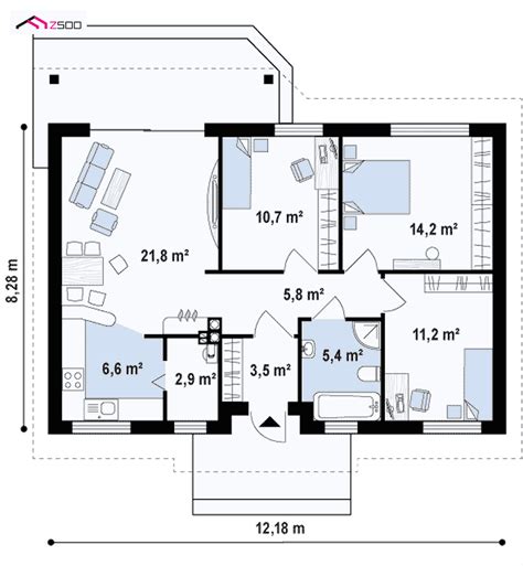 Schematický nákres požiarneho úseku