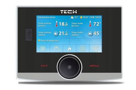 Ovládací panel moderného elektrického kotla