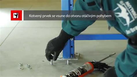 Použitie chemickej kotvy pre ukotvenie