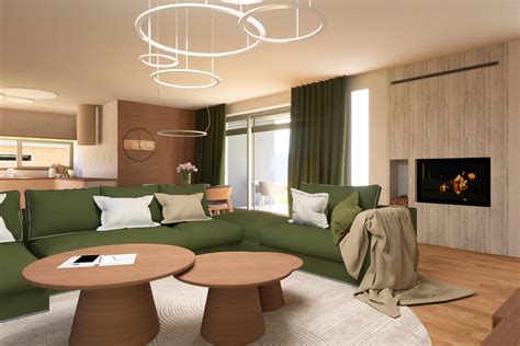 Obývacia izba s ružovými akcentmi