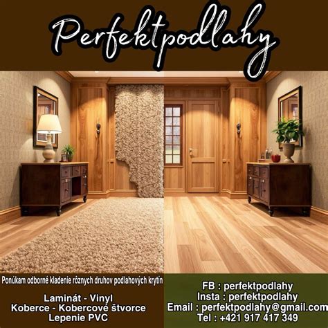 Ukážka rôznych druhov podlahových krytín