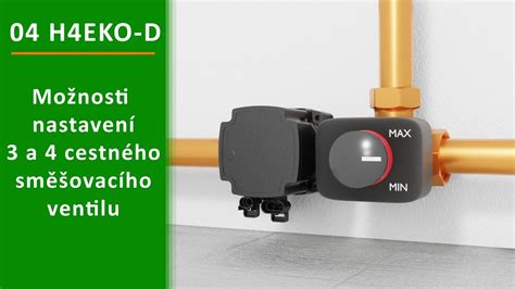 Schéma fungovania štvorcestného zmiešavacieho ventilu