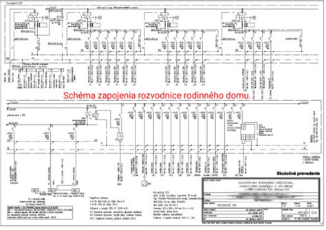 Schéma zapojenia rozvodnice