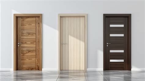 Ukážka rôznych dizajnov kľučiek pre interiérové dvere.