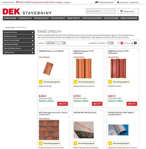 Sortiment stavebných materiálov v sklade