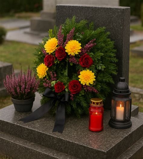 Porovnanie prírodnej a plastovej výzdoby hrobu