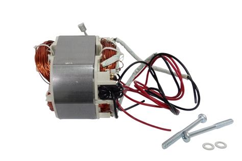 Detail elektrického motora pokosovej píly