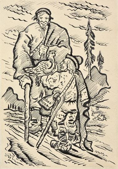 Ilustrácia k starým slovenským prísloviam