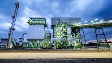 Vizualizácia moderného energetického zdroja na biomasu