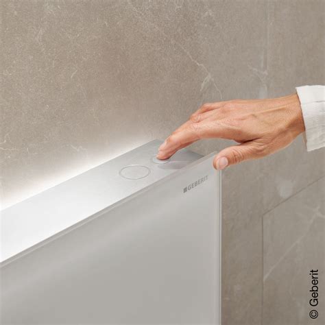 Geberit Monolith Plus s LED osvetlením a odsávaním zápachu
