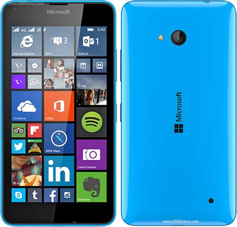 Technická schéma Microsoft Lumia 640