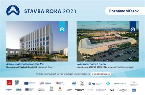 Logo súťaže Stavba roka 2012 a koláž víťazných projektov