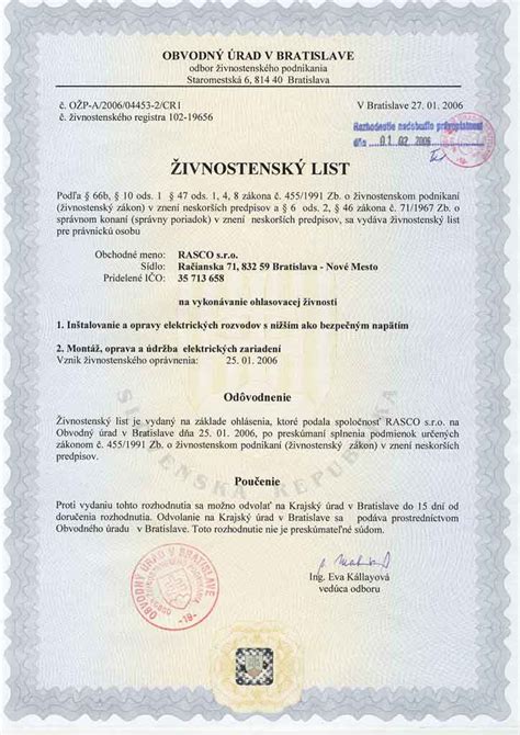 Certifikáty a referencie spokojných zákazníkov z regiónu Nitra