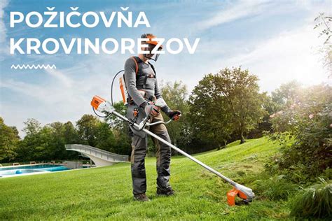 Rôzne typy vyžínačov a krovinorezov