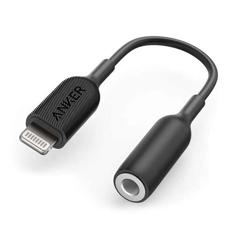 Ukážka Lightning na 3,5 mm jack adaptéra
