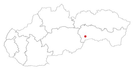 Mapa Slovenska s vyznačenými krajmi pôsobenia STAVMAT
