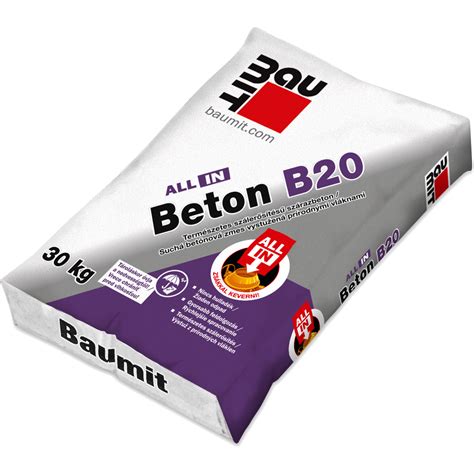 Skladovanie vriec s betónom Baumit B20