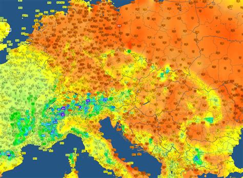 Teplotná mapa tela dieťaťa pri horúčke