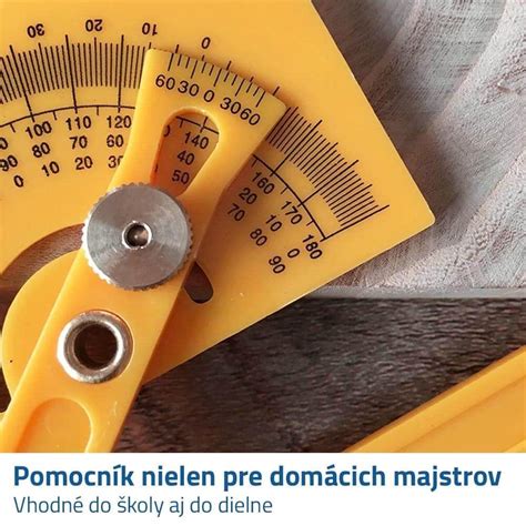 Pomôcka na meranie uhlov v praxi