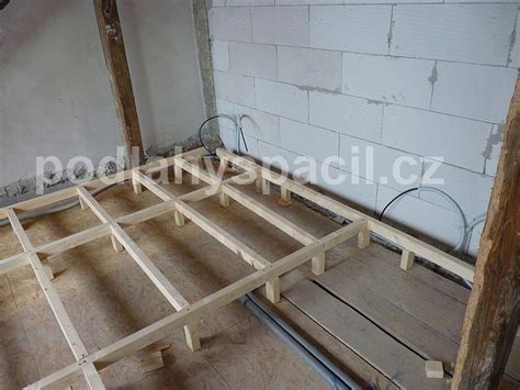 Schéma inštalácie drevenej podlahy na rošt
