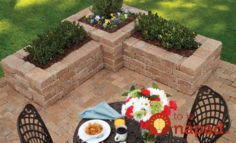 Dizajn záhradnej dlažby z tehál