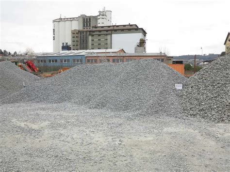 recyklované kamenivo v rôznych frakciách