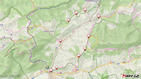 Mapa dopravného napojenia lokality IBV Lúky