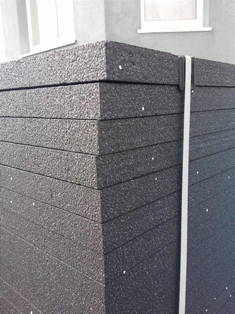 Štruktúra polystyrénovej dosky s grafitom