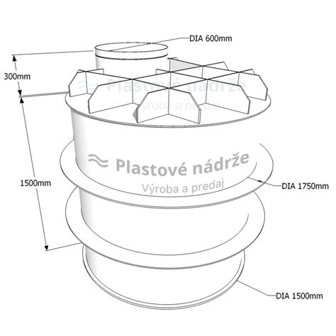 Plastová vodomerná šachta s odnímateľným vekom