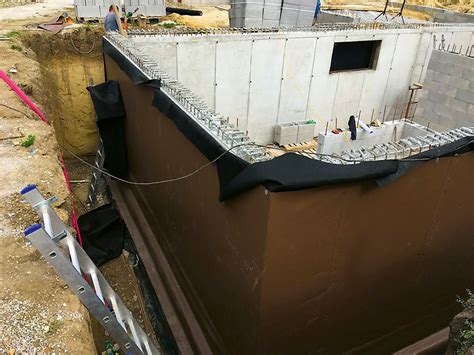 Schéma hydroizolácie základov