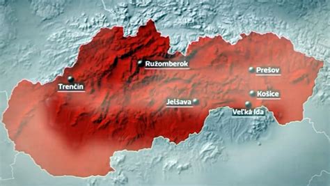 Mapa hlukového znečistenia v meste