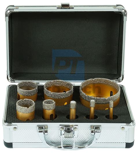 Sada bimetalových korunkových píl