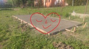 Príprava základovej dosky pre záhradný domček