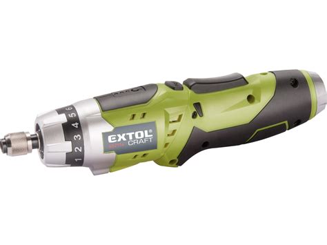 Detailný pohľad na aku skrutkovač Extol Craft 402114