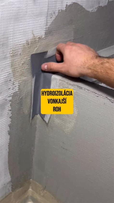 Detailné znázornenie správneho zaoblenia rohov pri hydroizolácii