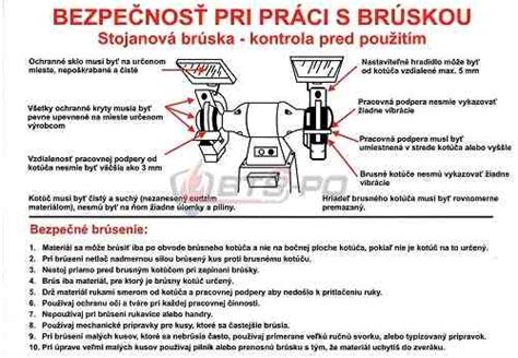 Bezpečnostné pokyny pri práci s diamantovými kotúčmi