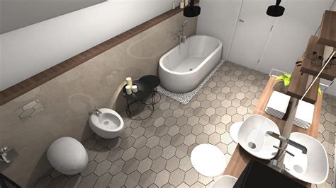 Proces tvorby 3D vizualizácie kúpeľne