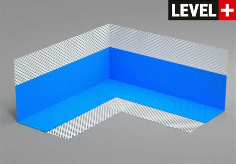 Detail aplikácie tesniacej pásky v rohu kúpeľne