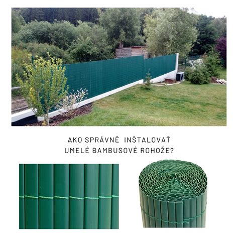 detailná schéma montáže bambusovej rohože