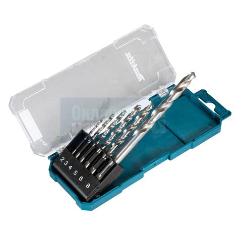 Plastová krabička s vrtákmi Makita D-75742