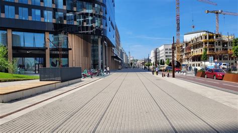 Vizuálna schéma revitalizácie Václavského námestia s novou električkovou traťou