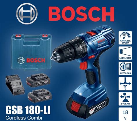 Bosch GSB 180-LI v akcii