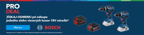 Rodina Bosch 18V akumulátorového náradia