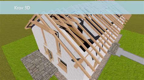 Vizualizácia strechy v 3D v Archicade